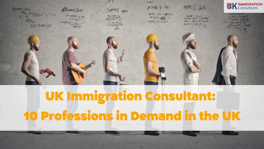 Proffesions in demand in UK